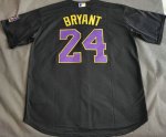 NBA 8 24 bryant Mamba baseball Maillot noir